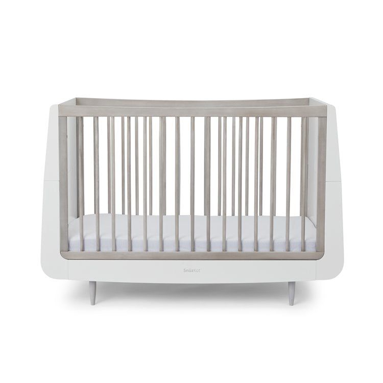 SnuzKot Skandi Cot Bed, the Natural Edit 'Silver Birch'