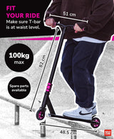 Pink - Deluxe Stunt Scooter