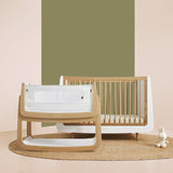 SnuzPod 4 Bedside Crib, the Natural Edit 'Oak'