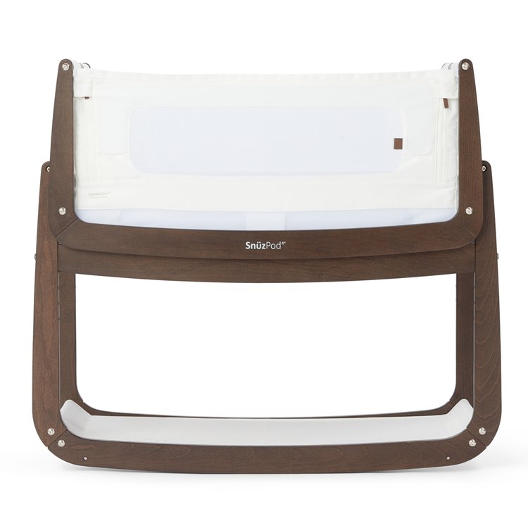 SnuzPod 4 Bedside Crib, the Natural Edit 'Ebony'