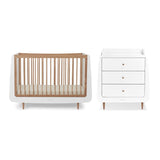 SnuzKot Skandi 2 Piece Nursery Furniture Set, the Natural Edit 'Oak'