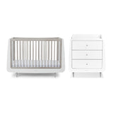 SnuzKot Skandi 2 Piece Nursery Furniture Set, the Natural Edit 'Silver Birch'