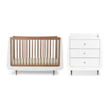 SnuzKot Skandi 2 Piece Nursery Furniture Set, the Natural Edit 'Walnut'