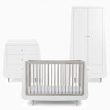 SnuzKot Skandi 3 Piece Nursery Furniture Set, the Natural Edit 'Silver Birch'