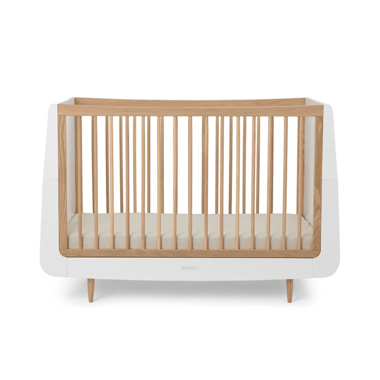 SnuzKot Skandi 3 Piece Nursery Furniture Set, the Natural Edit 'Oak'