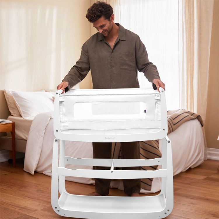 SnuzPod⁴ Bedside Crib - White