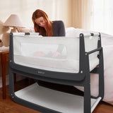 SnuzPod⁴ Bedside Crib - Slate