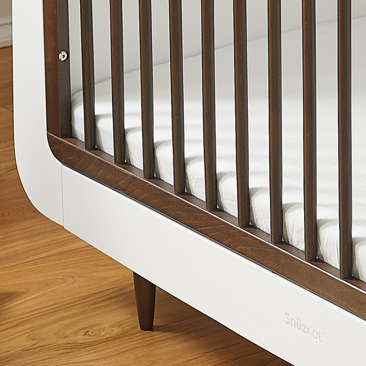 SnuzKot Skandi Cot Bed, the Natural Edit 'Ebony'