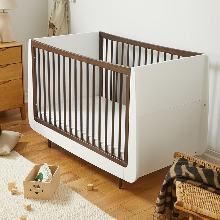 SnuzKot Skandi Cot Bed, the Natural Edit 'Ebony'