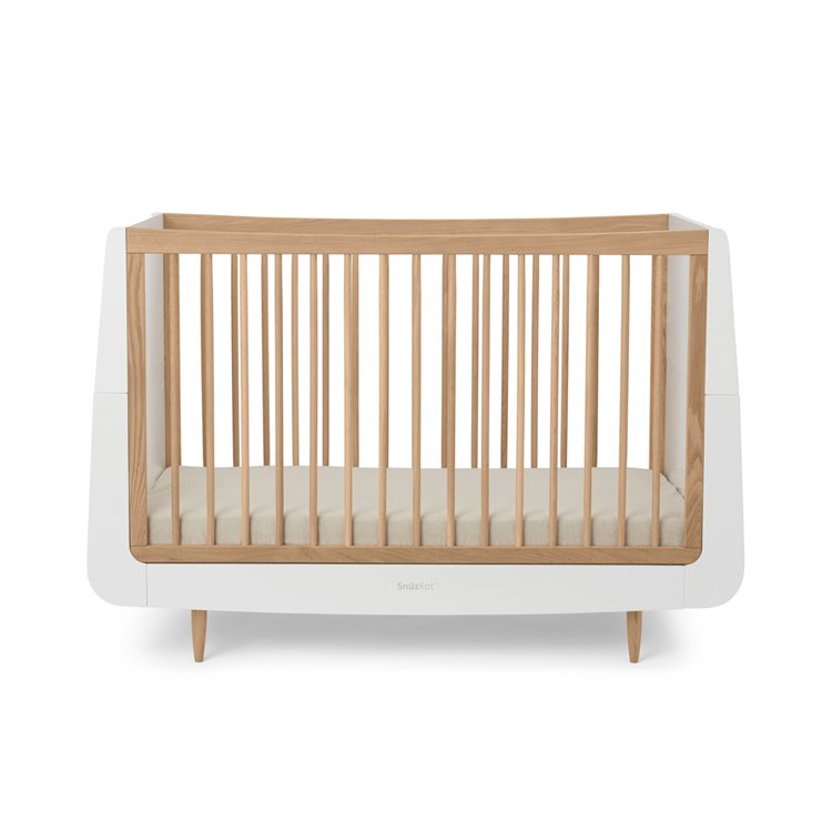 SnuzKot Skandi Cot Bed, the Natural Edit 'Oak'