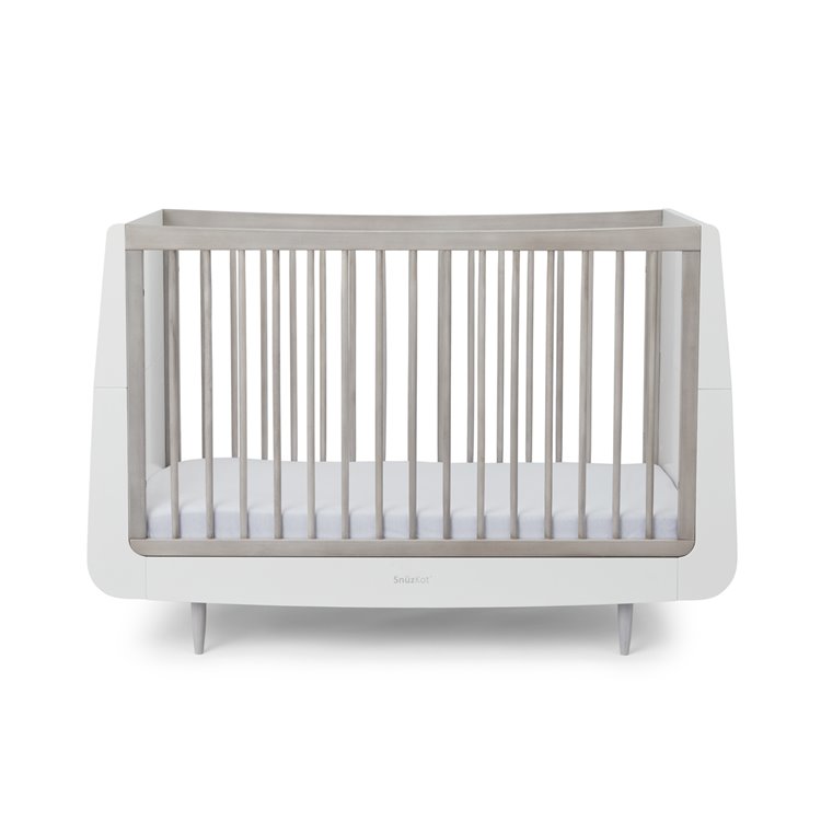 SnuzKot Skandi Cot Bed, the Natural Edit 'Silver Birch'