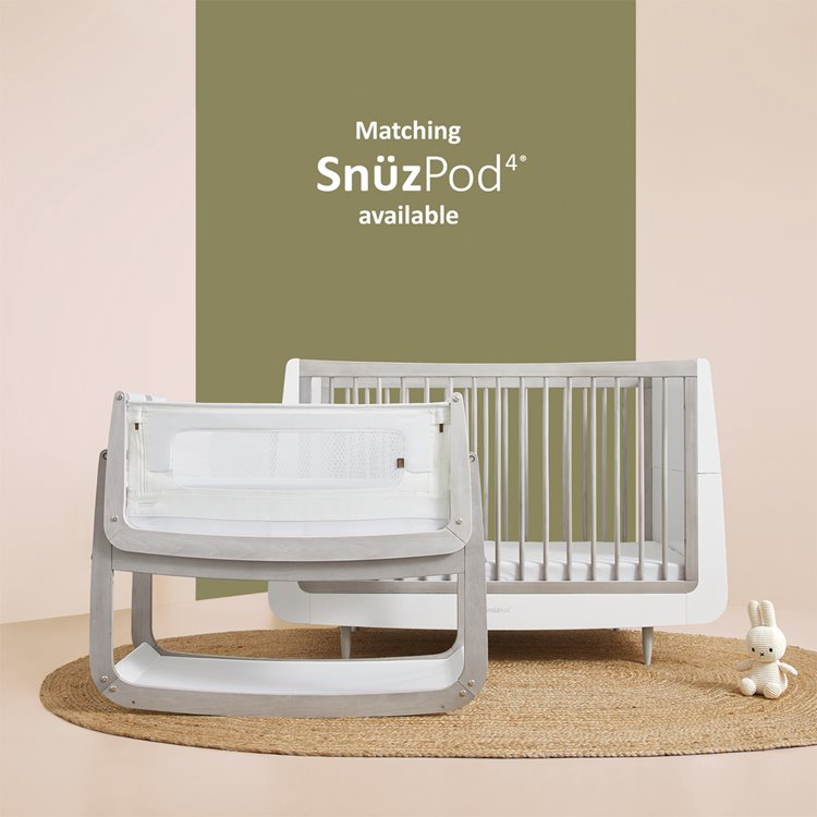 SnuzKot Skandi Cot Bed, the Natural Edit 'Silver Birch'