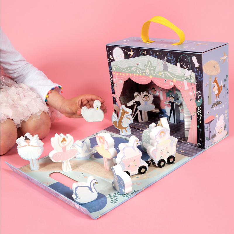 Playbox With Wooden Pieces - Enchanted