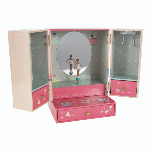 Musical Jewellery Box Wardrobe With Drawer - Enchanted