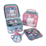 Tin Tea Set 7 Piece - Enchanted