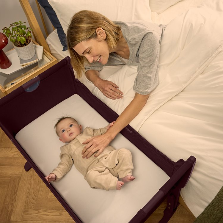 SnuzPod Studio Bedside Crib - Rome