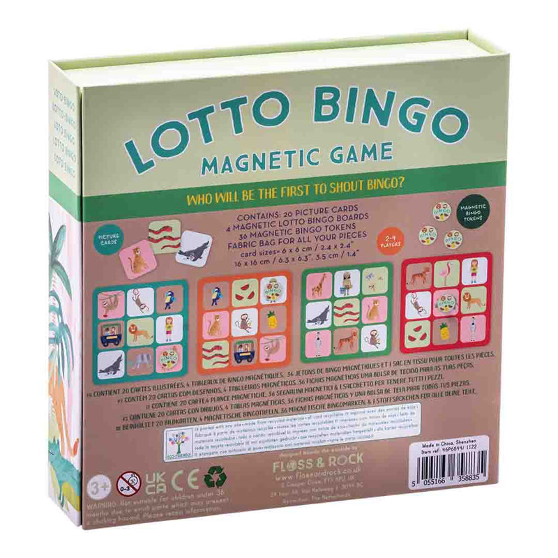 Magnetic Lotto Bingo - Jungle