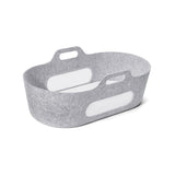 SnuzBaskit Light Grey Moses Basket & Dove Grey Stand Set