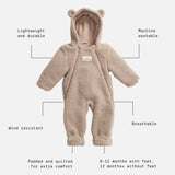 ALF Eco Pramsuit - Beige (Footless)
