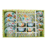 14pc Tin Tea Set - Jungle