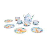 14pc Tin Tea Set - Jungle