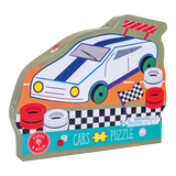 40 Piece Shaped Jigsaw in Shaped Box - Cars