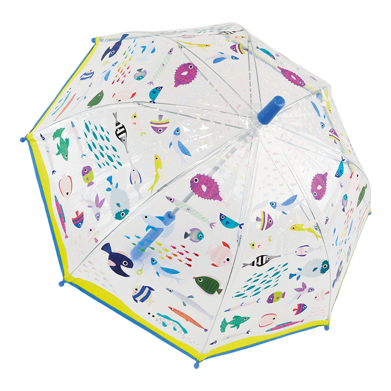 Colour Changing Umbrella - Ocean (Clear)