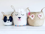 Lucy Llama pom pom Basket - Large