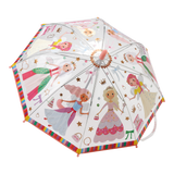 3+ Colour Change Princess (Clear) Umbrella | Kids Colour Changing Umbrella | Floss & Rock