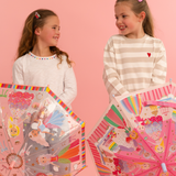 3+ Colour Change Princess (Clear) Umbrella | Kids Colour Changing Umbrella | Floss & Rock