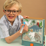 Magic Water Easel Pad (Dinosaur) | Reusable Children's Drawing Easel Pad | Floss & Rock