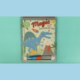 Magic Water Easel Pad (Dinosaur) | Reusable Children's Drawing Easel Pad | Floss & Rock