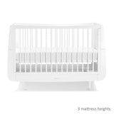 SnuzKot Skandi 2 Piece Nursery Furniture Set White