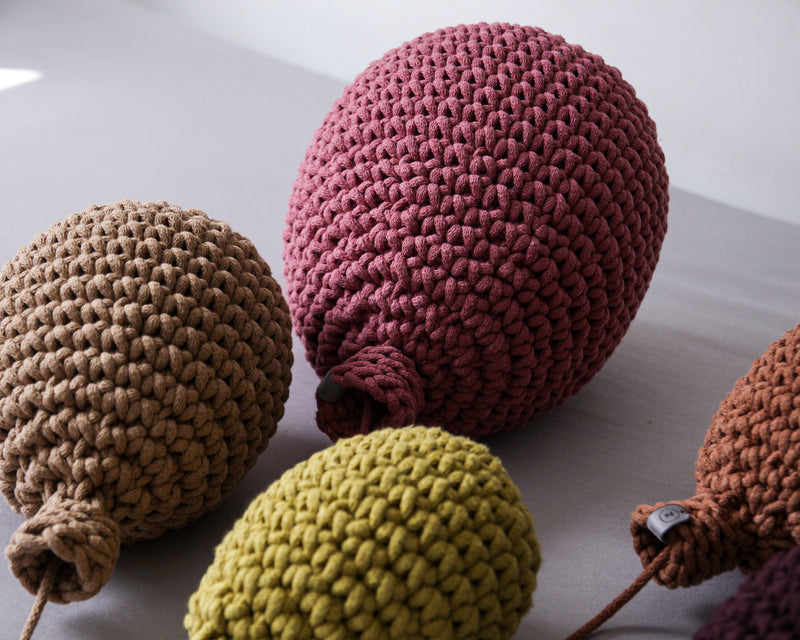 Crochet Balloon | GOLD GREEN