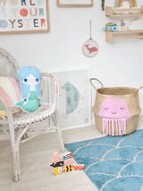 Pink Jellyfish Basket - Extra Large