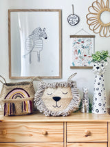 Natural Lion Basket - Large