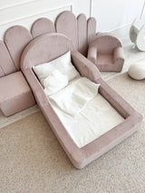 Monio - Children's Bed - Corduroy Pink