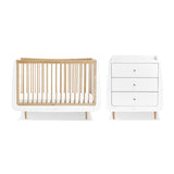 SnuzKot Skandi 2 Piece Nursery Furniture Set Natural