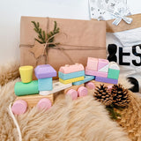 Perfect Pastels Wooden Train Set
