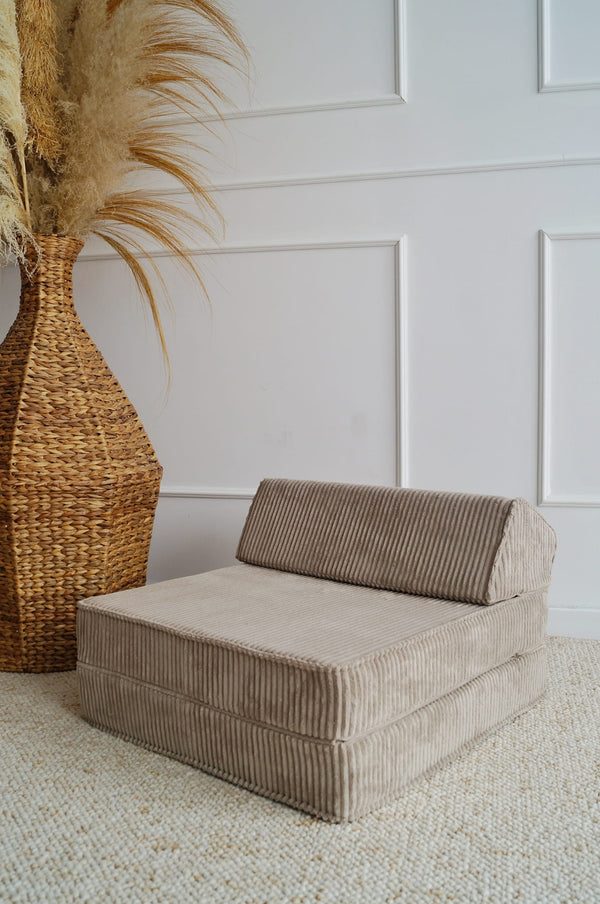 Monio - Corduroy Flip Chair - Beige