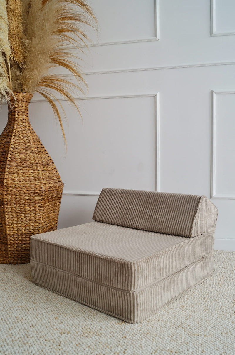 Monio - Corduroy Flip Chair - Beige