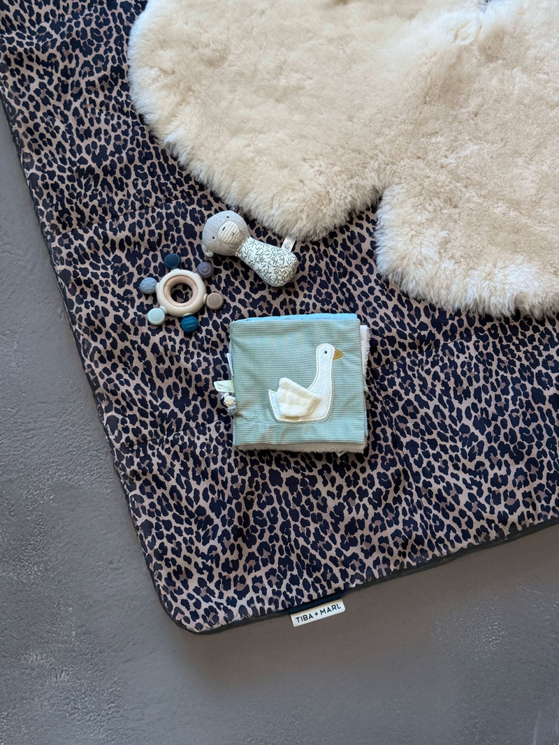 T+M Travel XL Picnic / Play Blanket Leopard Print