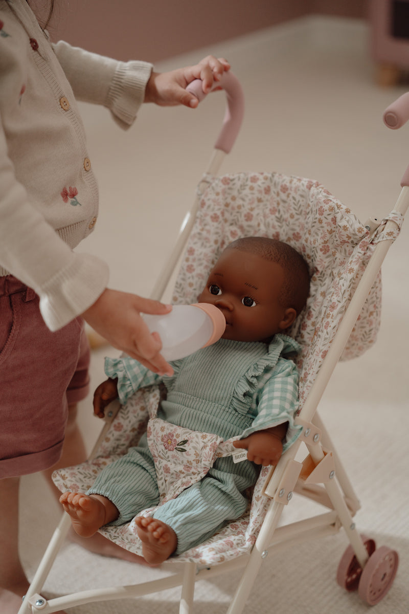 Little Dutch - Metal Stroller - White