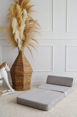 Monio - Corduroy Flip Chair - Grey