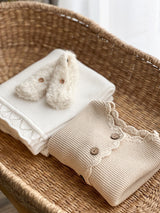 Baby Knit Cardigan - Oat