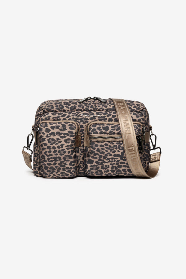 Axel Buggy Organiser / Changing Bag Brown Tonal Leopard