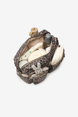 Axel Buggy Organiser / Changing Bag Brown Tonal Leopard