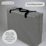 Airpod 3 Travel Cot Includes Newborn Bassinet Insert - Dark Grey