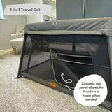 Airpod 3 Travel Cot Includes Newborn Bassinet Insert - Dark Grey
