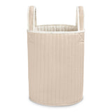 Large Quilted Storage Basket - Nettle Scatter / Birch